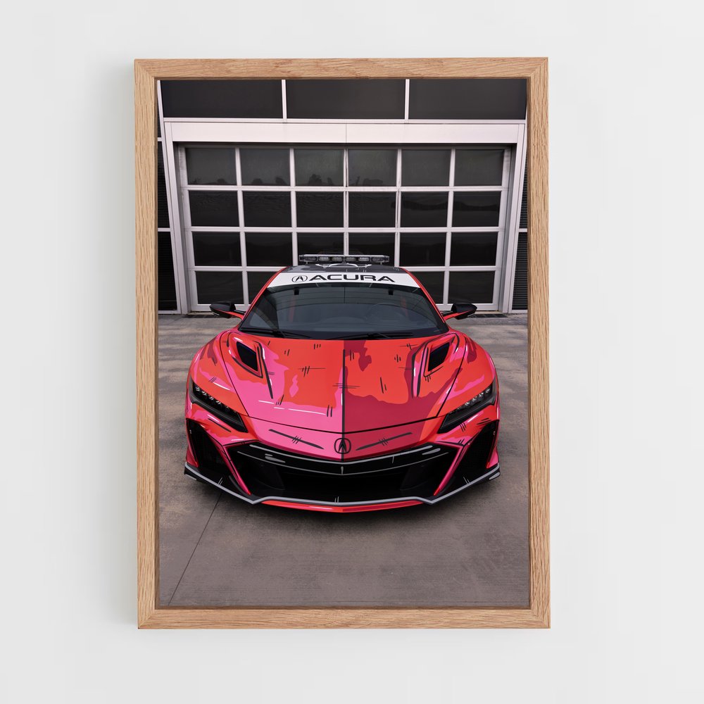 Poster Nsx type – affiche Honda (vue 4)